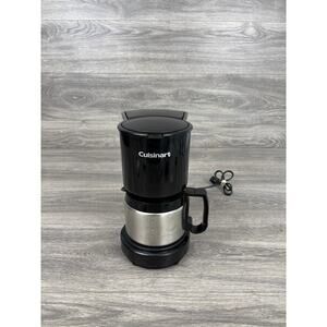 Cuisinart DCC-450BK 4 Cup Coffee Maker Stainless Steel Carafe Black